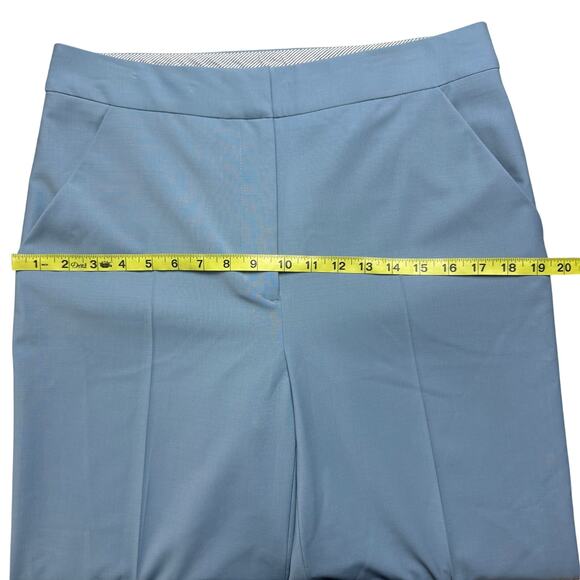 VERONICA BEARD Tonelli Wool Blend Pants in Sea Glass Blue - Picture 7 of 8